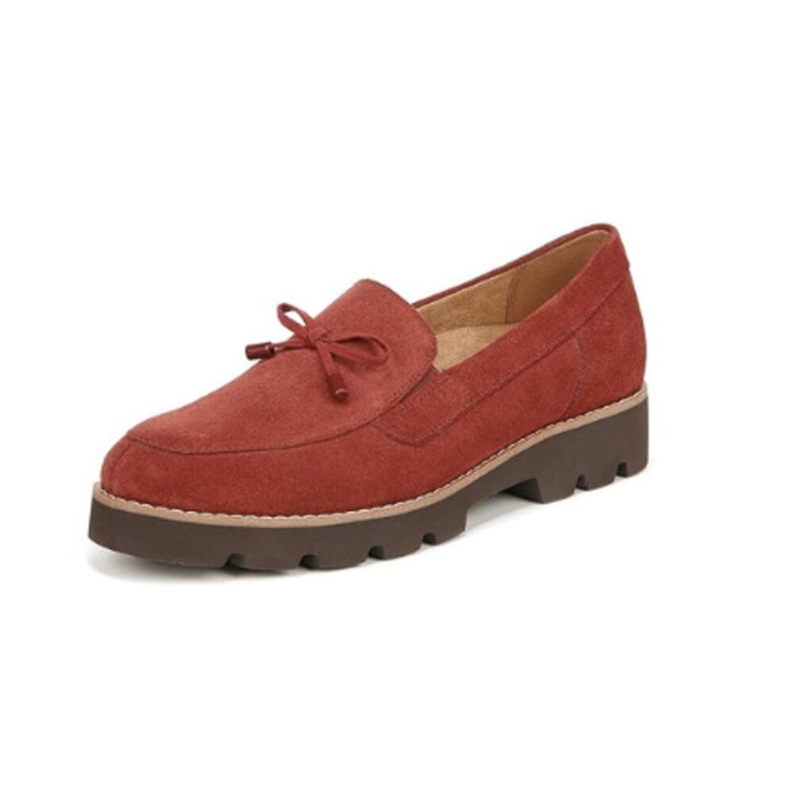 Vionic Women's Finley Suede Bow Loafers Size 7